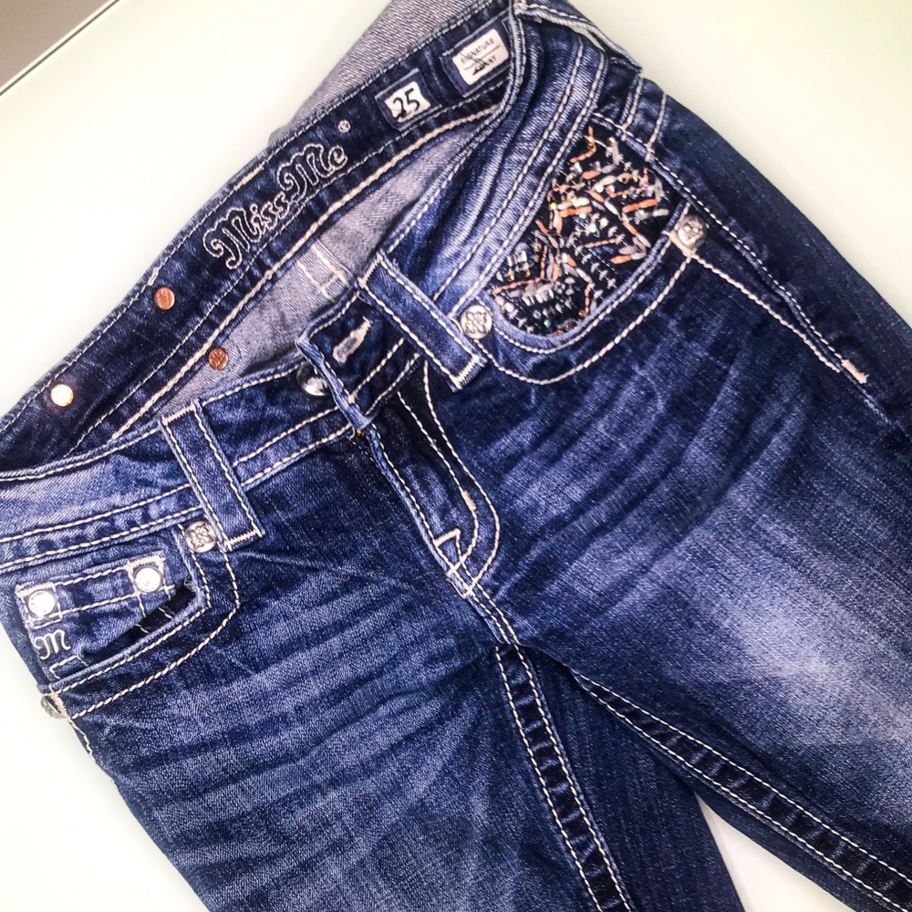 Mis Me - Buckle Jeans - Skinny